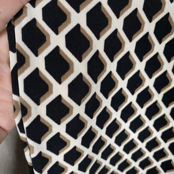 Chicos Travelers Ankle Pants 1 Pull On Slinky Wrinkle Free Moroccan Tile Resort - Picture 4 of 11